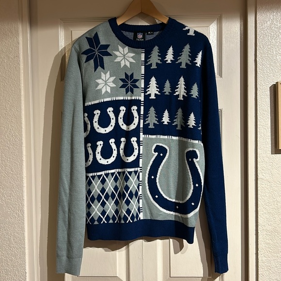 NFL Colts Christmas Holiday Sweater - Picture 1 of 4